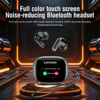 Lenovo V11 TWS Wireless Earphones Touch Screen Digital Display Bluetooth Headset In Ear ANC Noise Reduction Headphone With Mic