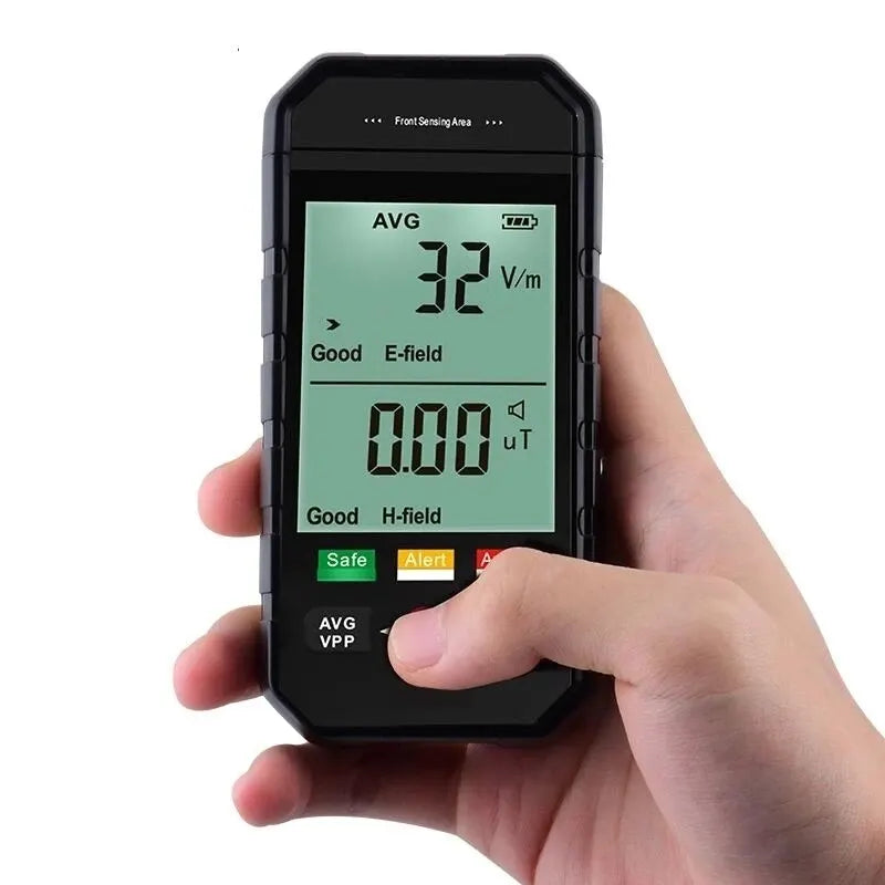 TOOLTOP 3 Inches Electromagnetic Radiation Tester EMF Meter Mobile Electromagnetic Radiation Detectors for Household Appliances