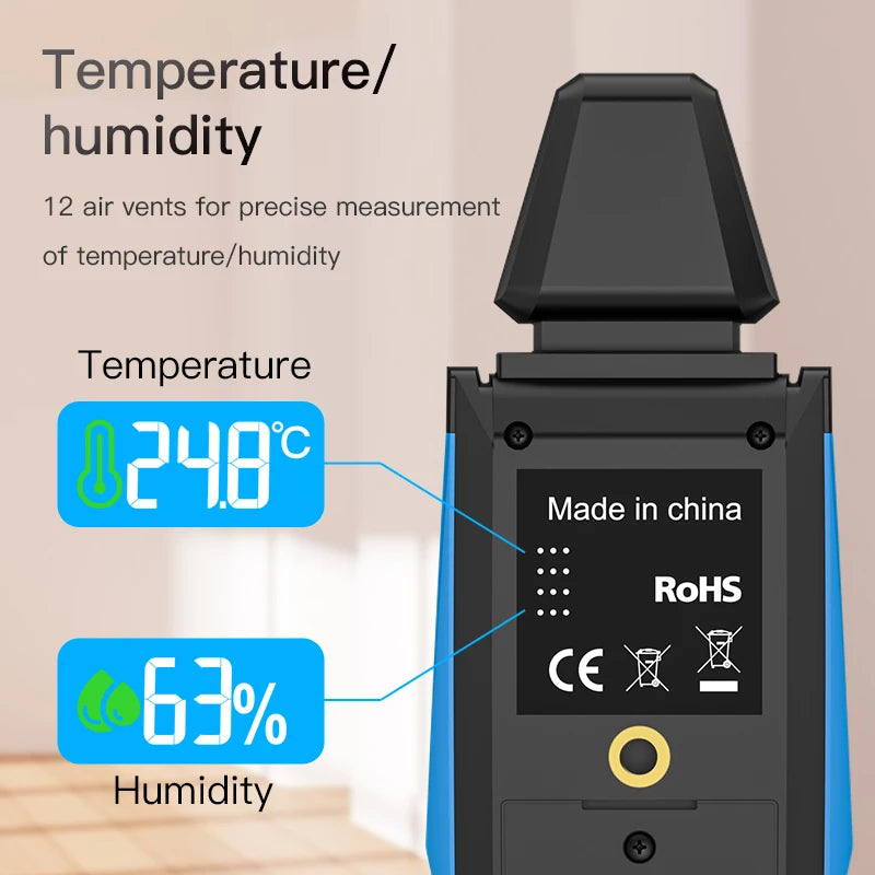 Color Screen EMF Meter (30MHz–8GHz)