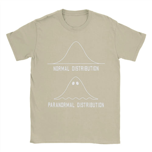 2025 Math Statistics Normal Distribution Paranormal Teacher T Shirt