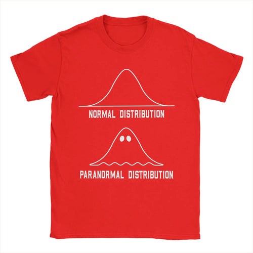 2025 Math Statistics Normal Distribution Paranormal Teacher T Shirt