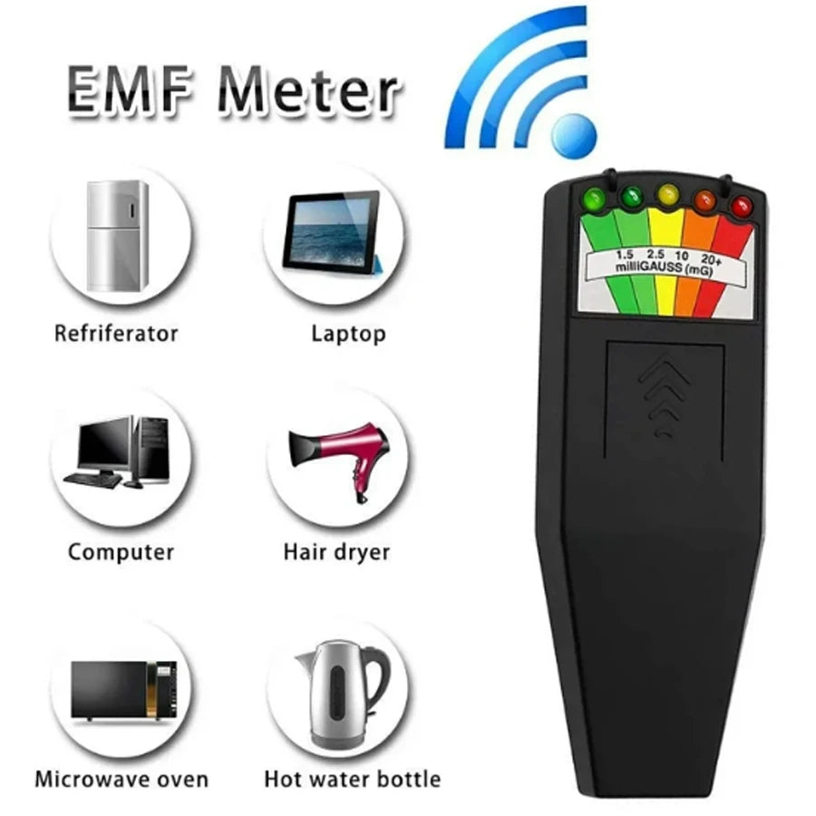 5-LED EMF Magnetic Field Detector