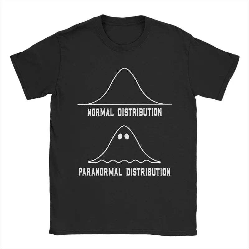 2025 Math Statistics Normal Distribution Paranormal Teacher T Shirt