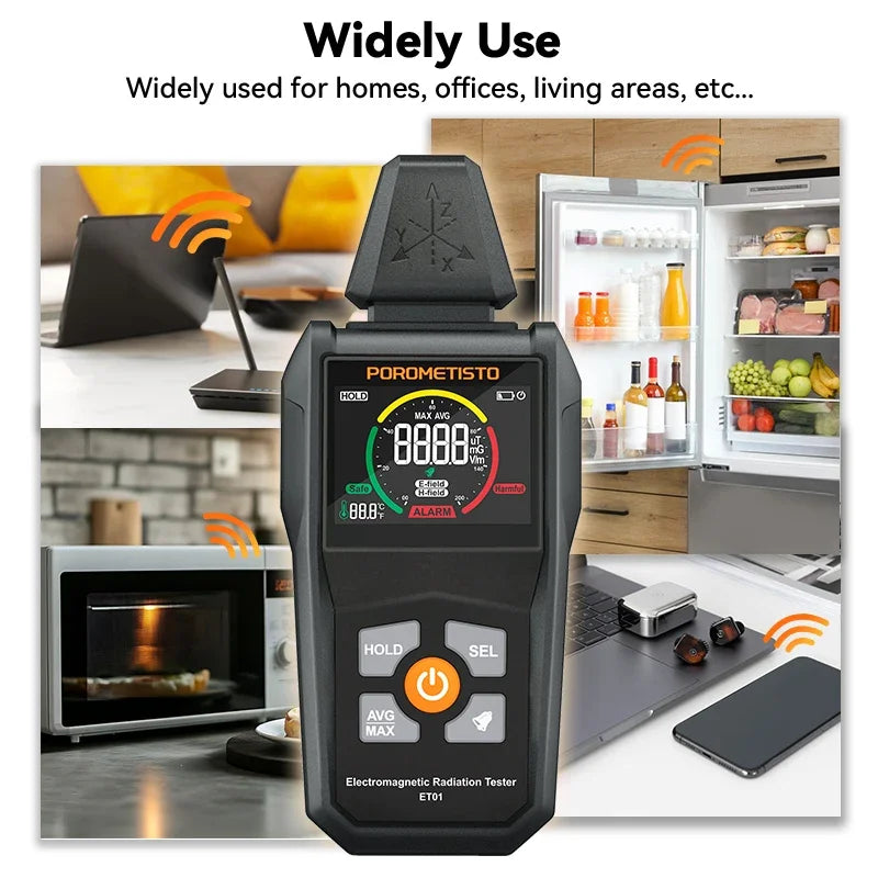 3-in-1 EMF Radiation Tester