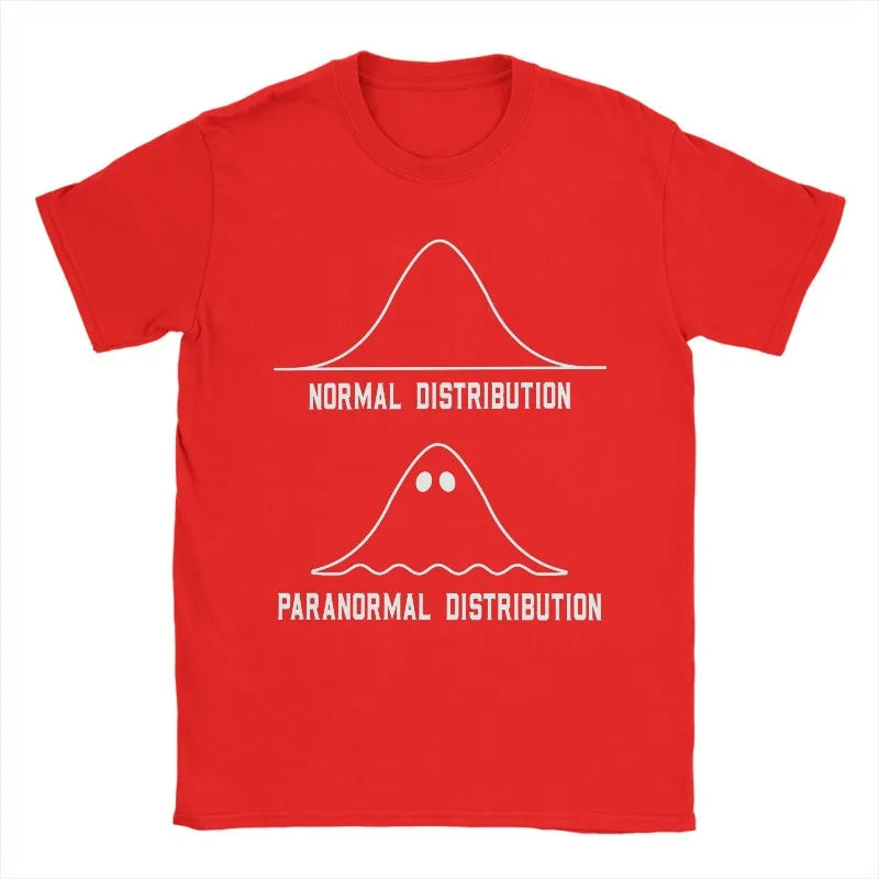 2025 Math Statistics Normal Distribution Paranormal Teacher T Shirt