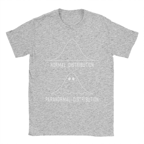 2025 Math Statistics Normal Distribution Paranormal Teacher T Shirt