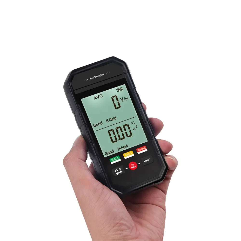TOOLTOP 3 Inches Electromagnetic Radiation Tester EMF Meter Mobile Electromagnetic Radiation Detectors for Household Appliances