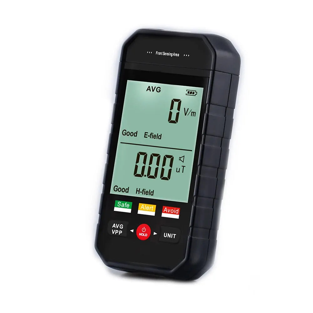 TOOLTOP 3 Inches Electromagnetic Radiation Tester EMF Meter Mobile Electromagnetic Radiation Detectors for Household Appliances